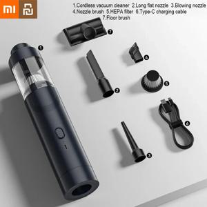 Xiaomi Youpin 진공 청소기 자동차 휴대용 미니 핸드 헬드 무선 훌륭한 흡입 가전 제품 청소 기계에 대한 강력한 새로운
