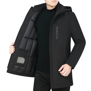 남성용 후드 플러스 사이즈 겨울 파카, 두꺼운 면, 남성 재킷, 후드 외투, 방풍, 따뜻한 코트, 캐주얼 패션, 신상
