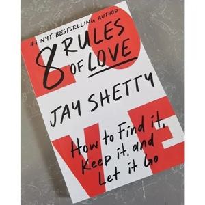Jay Shetty 8 가지 사랑의 규칙, 그것을 찾아서 가도록 하는 방법, 영어 책, 페이퍼백 리브로스
