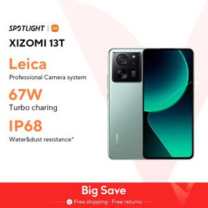 AMOLED 디스플레이 글로벌 버전 스마트폰, 샤오미 13T 5G, 67W 충전, 50MP 라이카 카메라, IP68 워터 MTK 디멘시티 8200 울트라, 144Hz