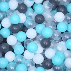50pcs 블루 볼 구덩이 공 아기를위한 바다 공 공 구덩이 어린이 부드러운 플라스틱 풀 공 파티 놀이터 장난감 풀 공 새로운
