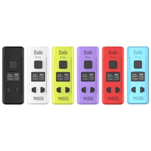 Yocan Kodo 휴대용 박스 모드 전자 담배 기화기, 400mAh 베이프 펜 배터리 예열, OLED 디스플레이 510 스레드 배터리, 1 개