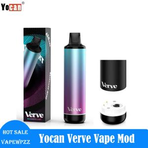 오리지널 Yocan Verve 510 스레드 베이프 모드, 450mAh 배터리, C 타입 충전, 10S 예열 가열 배터리, 베이프 펜 전자 담배