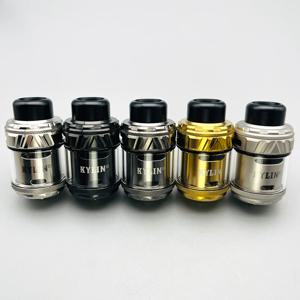 Vape Kylin V3 RTA Atomizer 6ml 25mm 단일/이중 코일 크리 에이 티브 허니콤 공기 흐름 재구성 가능한 탱크 Vape 전자 담배 VS Zeus X RTA