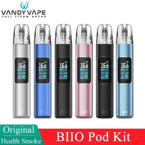 정리! 오리지널 Vandy Vape BIIO 포드 키트 1000mAh 배터리 2ml 상단 충전 0.6ohm 0.8ohm 메쉬 코일 카트리지 전자 담배 Vape