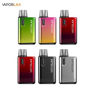 VaporLax Kubic Pod Mod 시스템 키트 전자 E 담배 500mAh 배터리 2.0ml 0.8ohm 메쉬 코일 카트리지 Vaper Atomizer Vape
