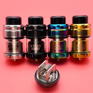 DSX Kylin 미니 V2 RTA 무화기 베이프 탱크, 단일 코일, 재건 가능 베이프 RTA 전자 담배 탱크, Zeus X rta, 3ml, 5ml, 24.4mm, 316ss