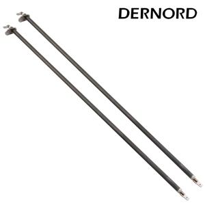 DERNORD 2 조각 110V-115V 300-500W 가열 요소 전기 오븐 스트레이트 파이프 (소둔 SUS304 금속 시트 포함)