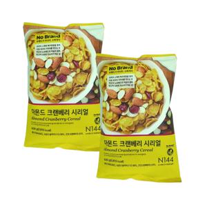 노브랜드 아몬드 크랜베리 시리얼 630g X 2개