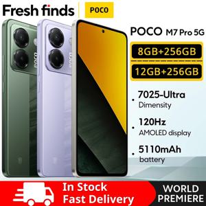 【월드 프리미어】POCO M7 Pro 5G 글로벌 버전 Dimensity 7025-Ultra 120Hz FHD+ 아이케어 AMOLED 디스플레이 50MP 카메라(OIS NFC 포함)