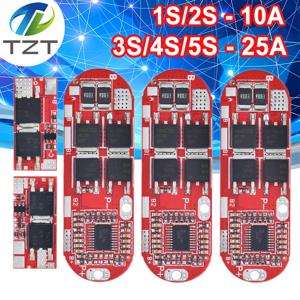 Bms 1s 2s 10a 3s 4s 5s 25a Bms 18650 리튬 이온 Lipo 리튬 배터리 보호 회로 기판 모듈 Pcb Pcm 18650 Lipo Bms 충전기
