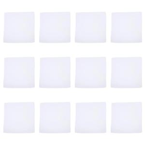 12 Pcs 일반 순수한 흰색 사각형 스카프 그리기 손수건 그림 수건 목화 수건 Diy 액세서리 남자를위한 손수건