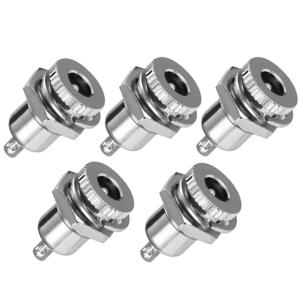 새로운 5팩 DC-099 5.5mm x 2.1mm 30V 10A DC 전원 잭 소켓, 나사형 암 패널 마운트 커넥터 어댑터