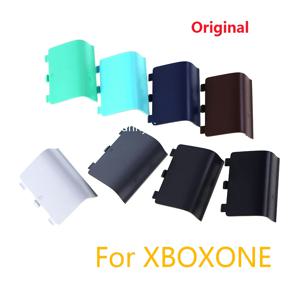 1pc xbox one 컨트롤러 xbox one s 게임 패드 배터리 커버 케이스 용 로고가있는 새 교체 배터리 커버 캡 도어