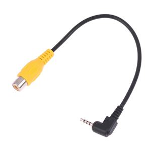 1PC AV 비디오 케이블 어댑터 2.5mm AV 잭 수 플러그-GPS 및 후면 카메라 변환기 케이블 용 RCA 암 어댑터 케이블