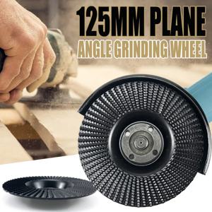 125mm 평면 베벨 앵글 그라인딩 휠 우드 폴리싱 휠 나무 조각 샌딩 도구 앵글 그라인더 용 연마 디스크 도구