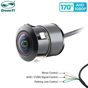 GreenYi AHD1080P 자동차 전면 후면 보기 백업 카메라 170 °   어안 렌즈 풀 HD 나이트 비전 차량 후방 카메라 범용 G301
