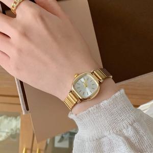 브랜드 여성 쿼츠 시계 조정 가능한 스테인레스 스틸 스트랩 럭셔리 선물 숙녀 손목 시계 Dropshipping 시계 Relojes Para Mujer