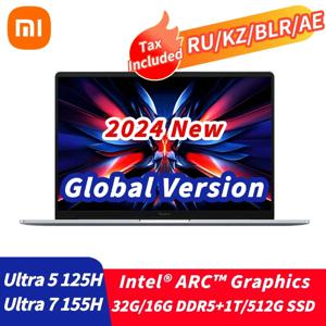 샤오미 레드미 북 프로 14 노트북 2024, 인텔 코어 울트라 5, 125H, 울트라 7, 155H, 16G, 32GB, DDR5 + 512G, 1TB SSD, 2.8K, 14 인치, 120Hz 노트북