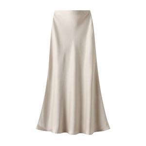 기질 우아한 새틴 피쉬 테일 스커트 Mujer Faldas 빈티지 맥시 스커트 여성 파티 착용 Vestido De Festa 패션 의류