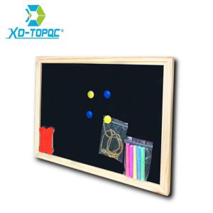 30*40cm 칠판 나무 칠판 나무 프레임 분필 보드 건조 지우기 자기 블랙 보드 사무실 공급 업체 무료 배송