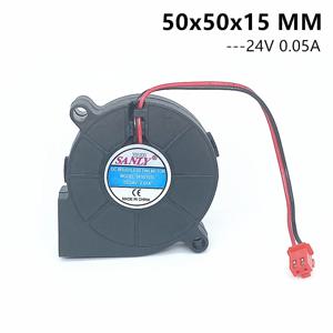 SANLY 산업용 송풍기, 가습기 냉각 선풍기, 정품 SF5015SL, DC24V, 0.05A, 5cm 5015, 50x50x15mm, 2 핀
