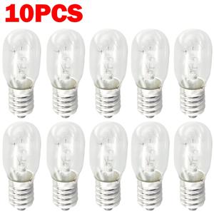 10pcs E14 소금 램프 글로브 전구 15W 220V-240V 빈티지 백열 전구 냉장고 오븐 전구 교체 피그미 전구