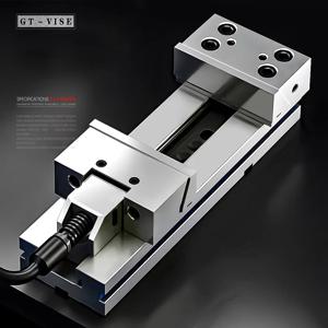 CNC 머시닝 센터 선반 및 밀링 기계용 머신 바이스, GT100x100, GT125x150, 4/5 인치 정밀 데스크탑 바이스