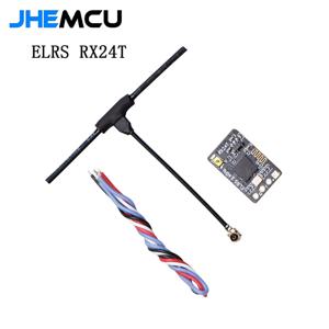 JHEMCU ExpressLRS RX24T 2.4G ELRS 라디오 나노 장거리 수신기 FPV 레이싱 프리 스타일 드론 DIY 부품 LR4 LR5