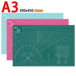 두꺼운 A3 색상 다기능 Pvc 자기 치유 커팅 매트 커팅 패드 보드 커터 나이프 DIY 공예 도구 사무용품