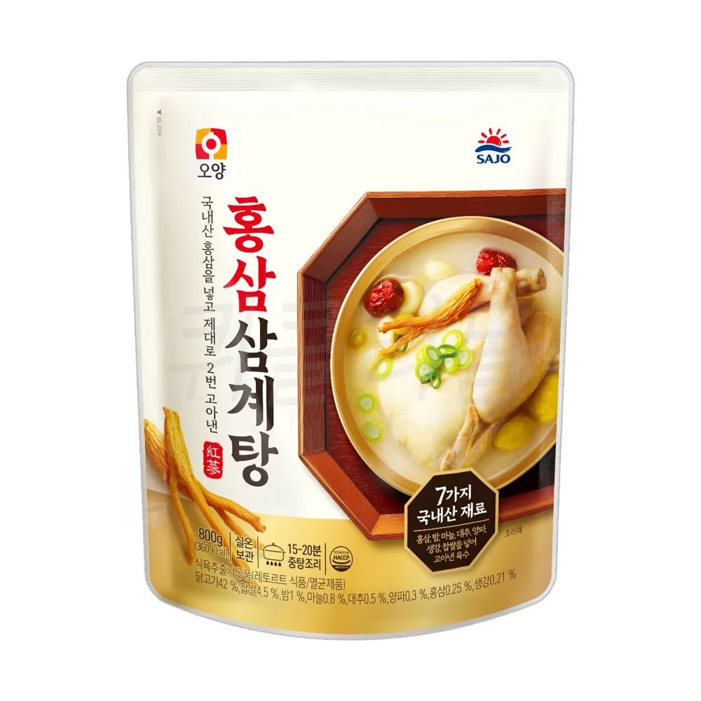 홍삼 삼계탕 800g