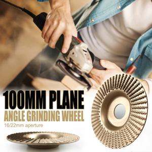 100mm 평면 베벨 앵글 그라인딩 휠 16/22mm 조리개 로터리 디스크 샌딩 우드 조각 도구 앵글 그라인더 용 연마 디스크