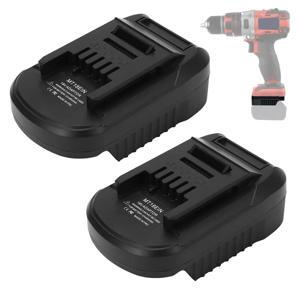 Einhell 전동 공구 드릴 드라이버 사용을위한 Einhell 18V 리튬 이온 배터리 교체 변환기 용 Makita 18V 용 1/2PCS 어댑터