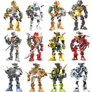 영웅 공장 스타 전사 Bionicle 빌딩 블록 Furno Evo 결합 로봇 Mech 모델 벽돌 장난감 어린이 크리스마스 선물