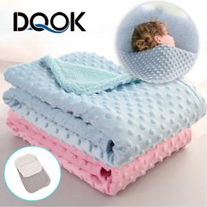 아기 담요 & Swaddling 신생아 열 부드러운 양털 담요 겨울 솔리드 침구 세트 면화 이불 유아 침구 Swaddle Wrap