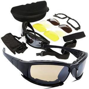 전술 편광 안경 군용 고글 육군 선글라스 4 렌즈 오리지널 박스 남성 슈팅 하이킹 안경 Gafas
