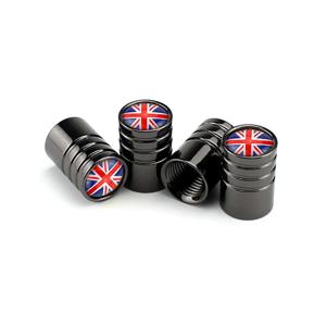 4Pcs 영국 영국 영국 국기 자전거 모토 자동차 휠 타이어 밸브 캡 커버 Vauxhall 미니 쿠퍼 포드 기아 현대 VW 액세서리