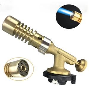 가스 버너 용접 토치 휴대용 Blowtorch 구리 고온 황동 가스 토치 브레이징 솔더 용접 수직 도구