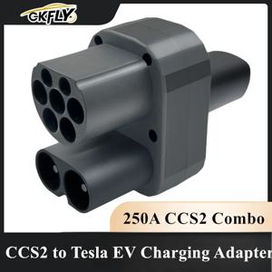 GKFLY CCS2-Tesla EV 충전 어댑터 250A CCS2 콤보, Tesla 변환기, 차량용 충전기 CCS2 Tesla Adapterr