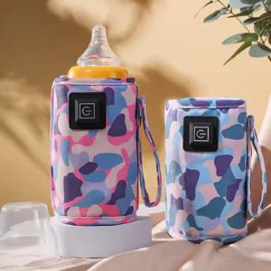 BPA 프리 휴대용 USB 아기 병 따뜻하게 가방 온도 조절 슬리브 유아용 범용 맞춤 절연 자동차 여행 야간 먹이 키트