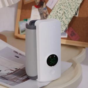 USB 충전식 아기 젖병 따뜻하게 6단계 온도 표시 우유 히터 절연 슬리브 온도 조절