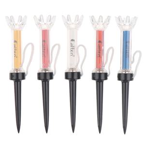 79mm/90mm 5 개/대 골프 티 원래 패키지 플라스틱 스텝 다운 골프 공 티 홀더 로컬 Ret 골프 훈련 연습 티