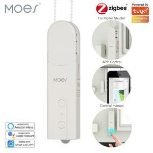 ZigBee 스마트 DIY 전동 롤러 블라인드/쉐이드 드라이브 모터 허브 Tuya 스마트 라이프 APP Alexa Google 홈 음성 제어
