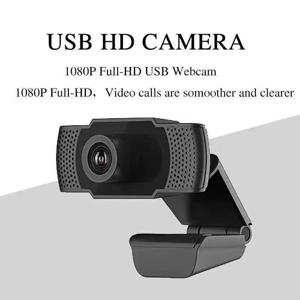 새로운 1080P 웹캠 풀 HD 웹 카메라 LED 채우기 라이트 마이크 USB 플러그 웹 캠 PC 컴퓨터 Mac 노트북 데스크탑 카메라