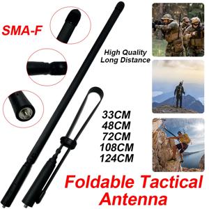 접이식 CS 전술 안테나 Baofeng UV-5R BF-888S UV-16 Quansheng UV K5 UV K6 용 SMA-여성 고품질 워키 토키 안테나