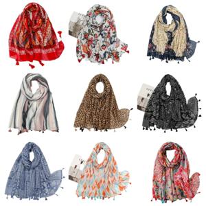 Hotsale 술 스카프 여성 목도리 Viscose 코튼 스카프 Hijab 랩 2024 인기있는 이슬람 Hijabs Turban 머리띠 레이디 소프트 스카프