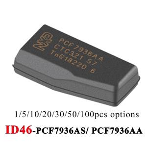 Jingyuqin 많은 원래 PCF7936AS 자동 자동차 키 트랜스 폰더 칩 ID46 칩 PCF7936 PCF7936AA 자물쇠 도구 pcf 7936 애프터 마켓