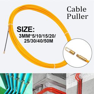 3mm 5M-50M 유리 섬유 케이블 풀러 전기 테이프 도관 덕트 벽 와이어 스레더 물고기 가이드 전기 푸시 테이프
