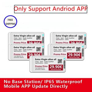 방수 Epaper Eink 디스플레이 화면, 전자 잉크 가격 표시, 카드 창고, 도서관 원 키, 안드로이드 앱으로 새로 고침, 2.9 인치
