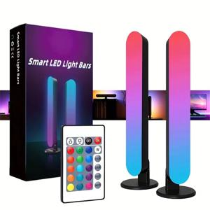 RGB 픽업 라이트 음악 리듬 조명 업그레이드 된 USB 충전식 모델 크리스마스 장식 데스크탑 RGB 라이트 바 음악 리듬